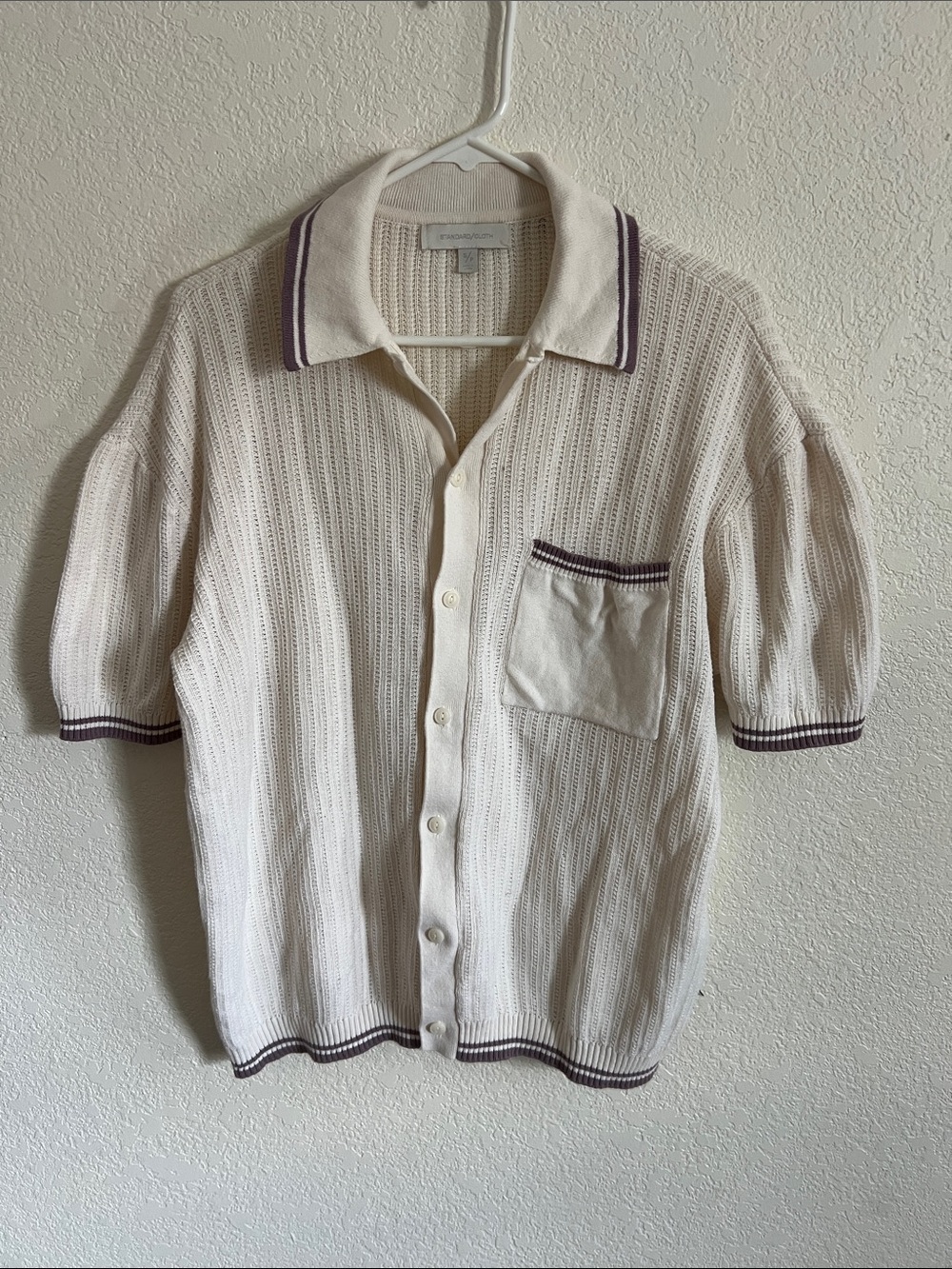 Standard Cloth Urban Outfitters Button Up Polo Shirt Sweater